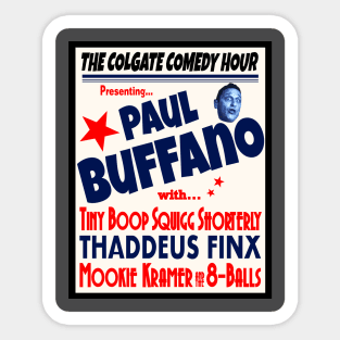 Paul Buffano Live! Sticker